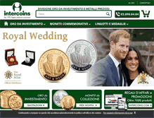Tablet Screenshot of intercoins.it